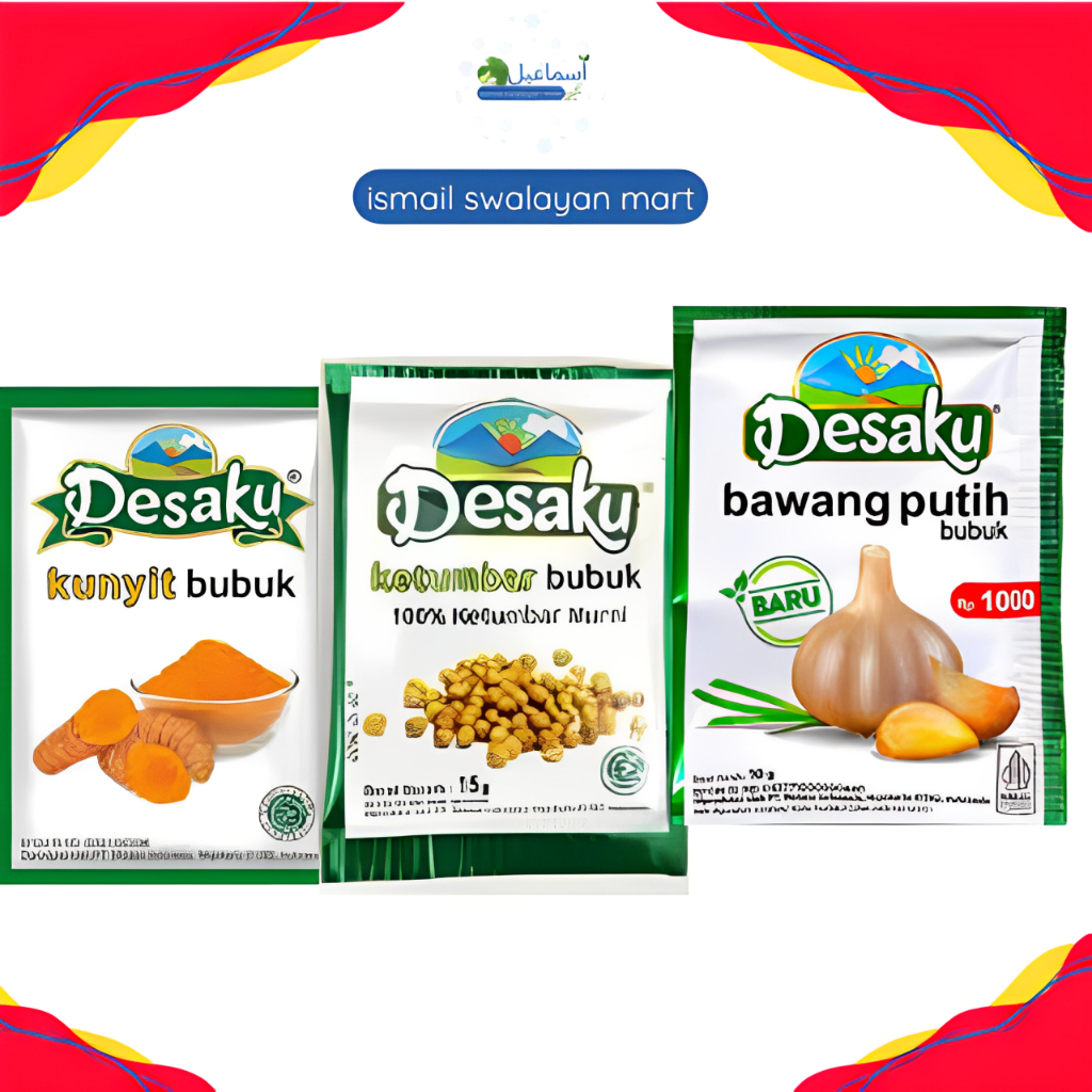 

Agen Desaku Ketumbar | Desaku Bubuk Kunyit | Desaku Bubuk Bawang Putih Murah