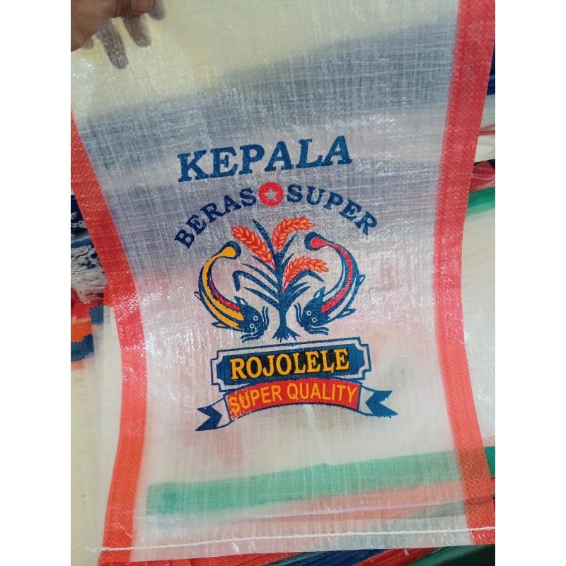 karung kemasan beras Rojo lele 25kg