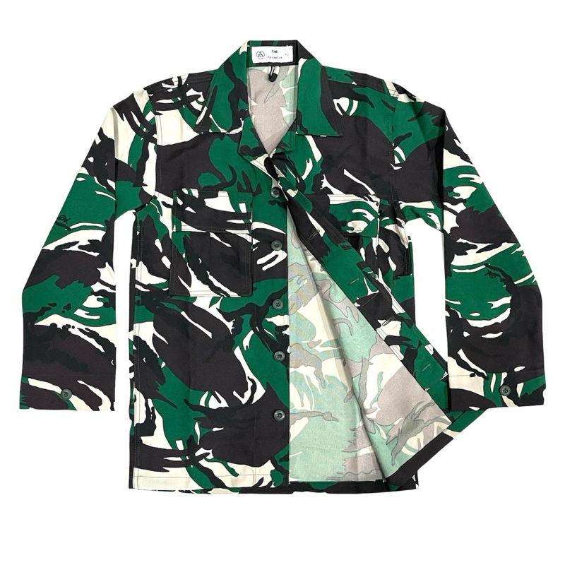 Baju PDL velbed tanpa furing anti air warna pembagian / baju pdl velbed non puring / Baju PDL TNI