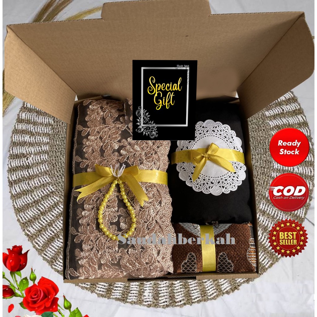 

Hampers Mukena Jumbo Cantik & Hempers Sajadah Travel Kado Gift Box Hadiah Souvenir Termurah