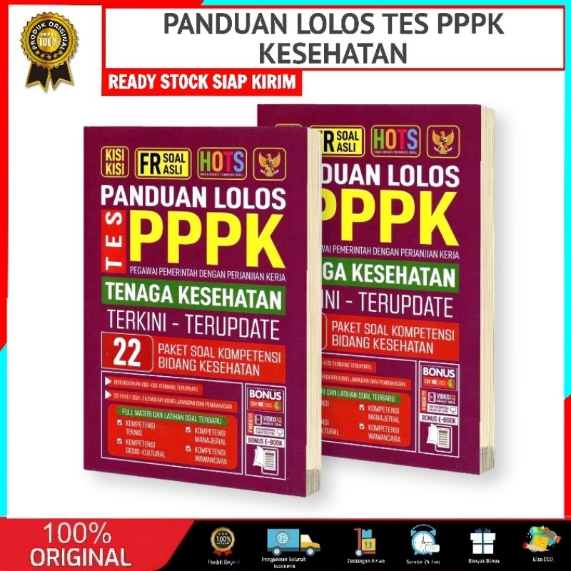 BUKU PPPK KESEHATAN TERUPDATE | Panduan Lolos Tes PPPK Tenaga Kesehatan Terupdate