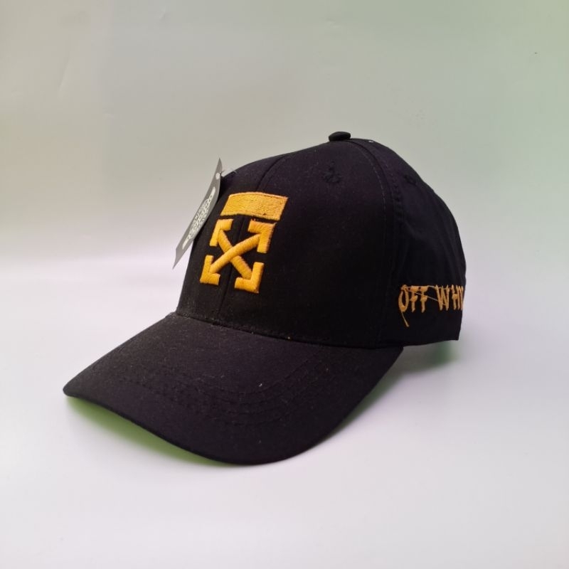 Capstore topi baseball pria wanita bisbol bordir offwhite