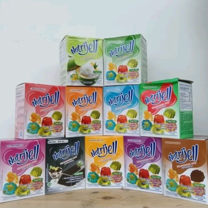 

NUTRIJELL Jelly Powder / Bubuk Agar Instant All varian 15gr-30gr-coklat30gr