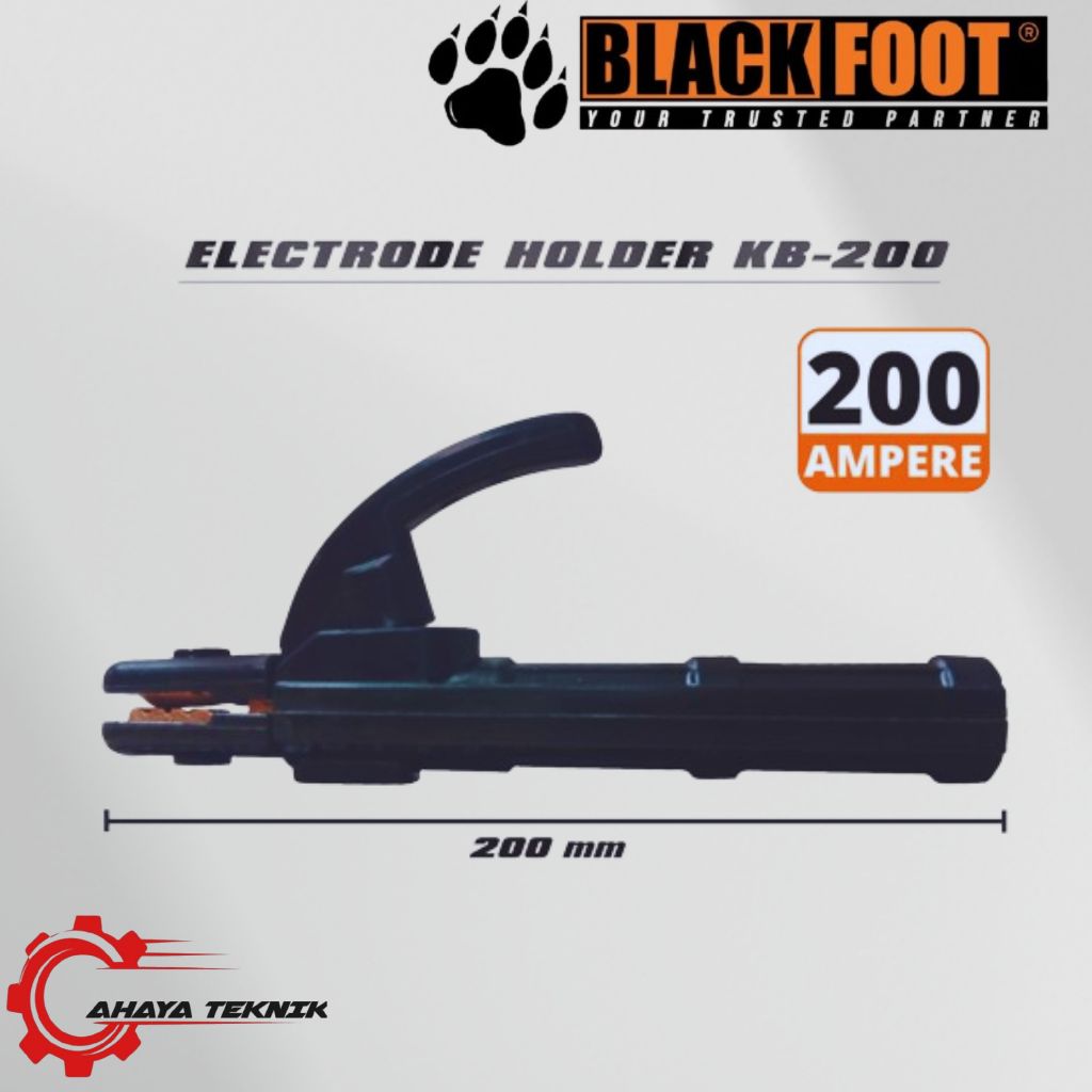 BLACKFOOT Stang Las 200A Stang Las Electrode Holder Inverter Stang Las/ Tang Jepit 200 A Original