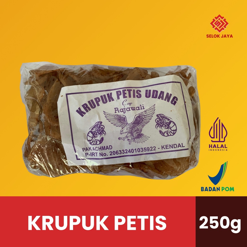 

KRUPUK PETIS UDANG SELOK JAYA 250g