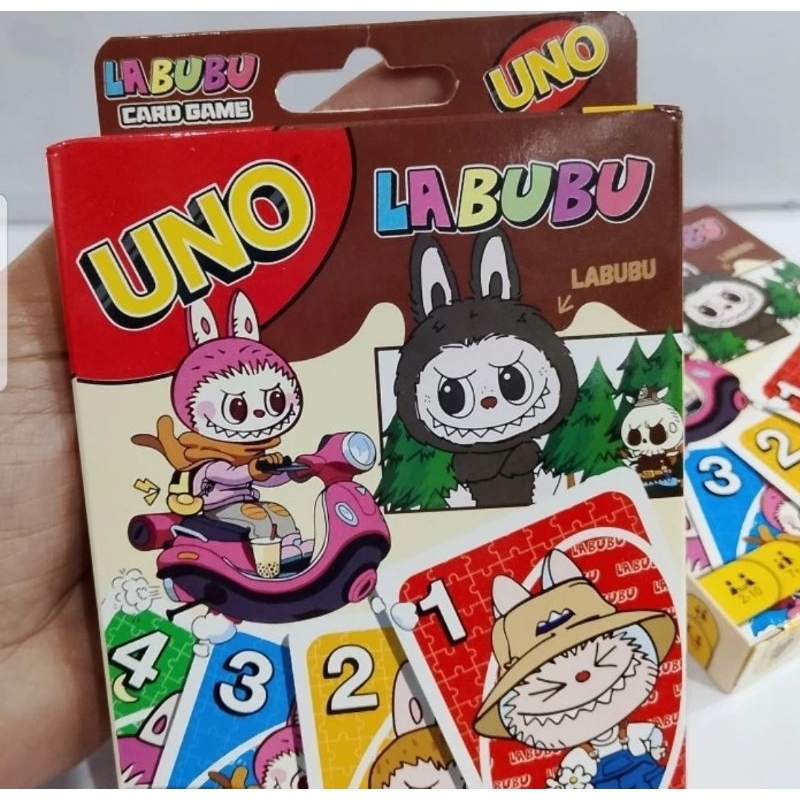 Mainan Anak Kartu Uno Karakter Labubu / Kartu Uno Karakter Labubu 039