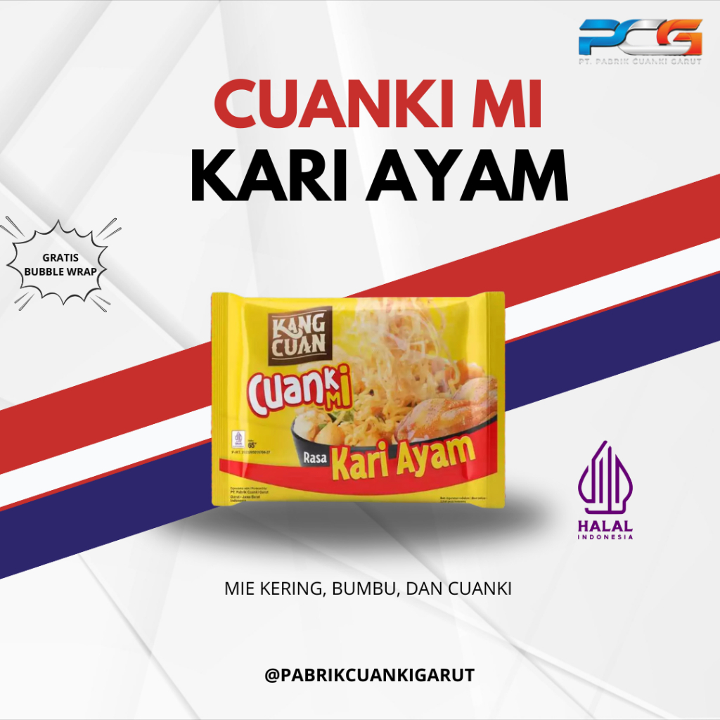 

Kang Cuan Mi Rasa Kari Ayam CuankiMi Rasa Kari Ayam | Cuanki Instan | Cuanki | Makanan Kuah | Makanan Instan Kaldu Kuning Mie Food Mie Telor Noodles Serbuk Pedas Serbuk Pedas Bawang