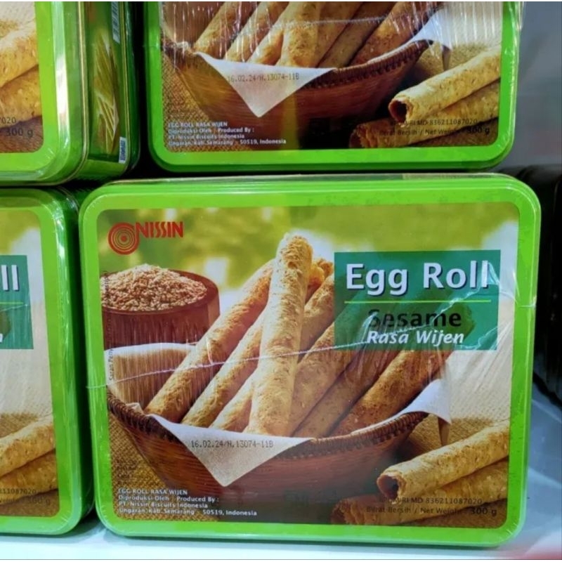 

Nissin Egg Roll Garse Rasa Wijen 300gr