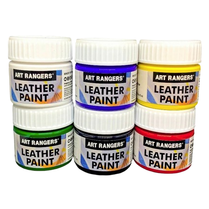 

ART RANGERS LEATHER PAINT 30 ML 6 WARNA / Cat untuk Bahan Kulit Sintetis