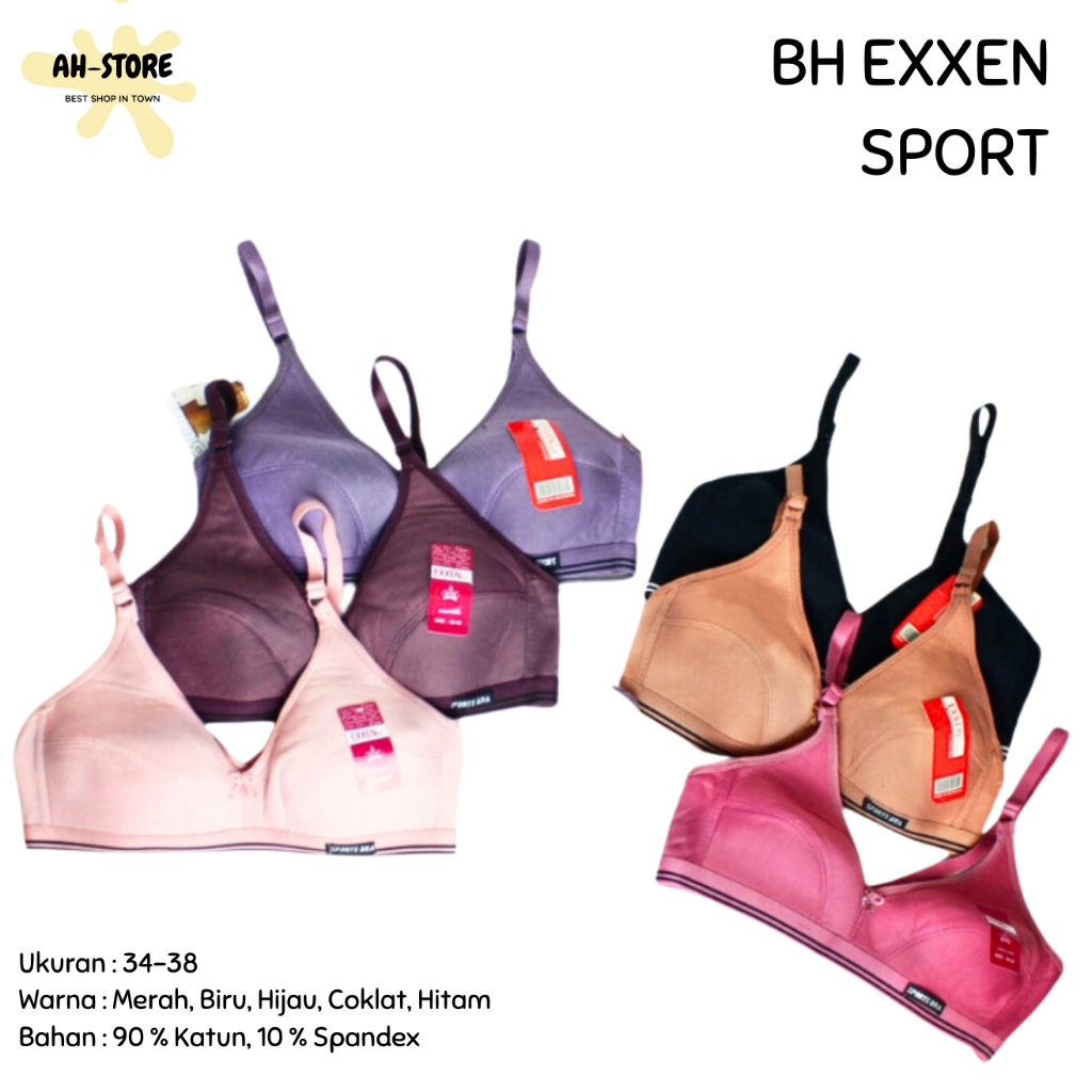 BH Wanita EXXEN SPORT  / Pakaian dalam wanita / Bh wanita sport - Anita