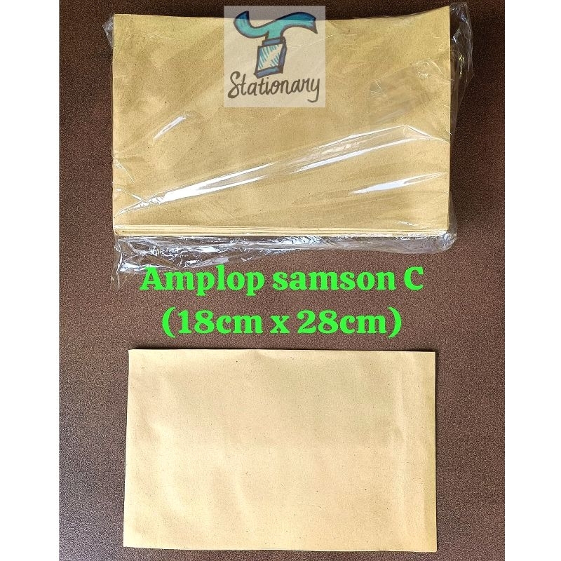 

Amplop Samson C (18x28cm).
