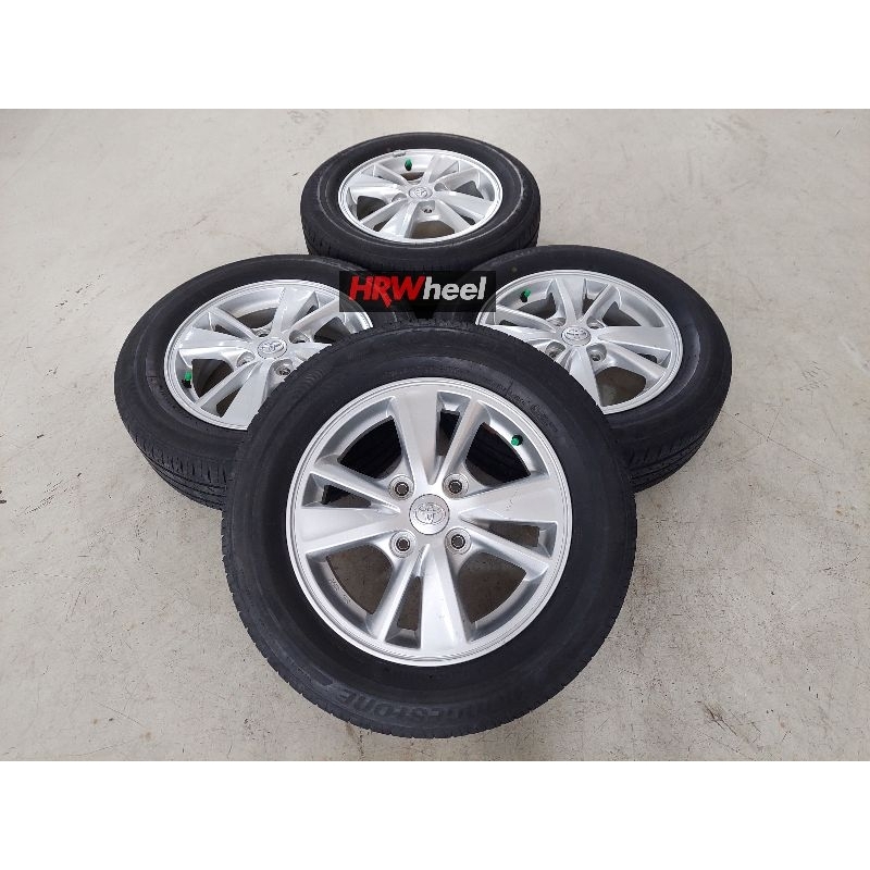 Velg Bekas Standar Toyota Avanza Veloz R15 Ban Bridgestone 185 65 R15