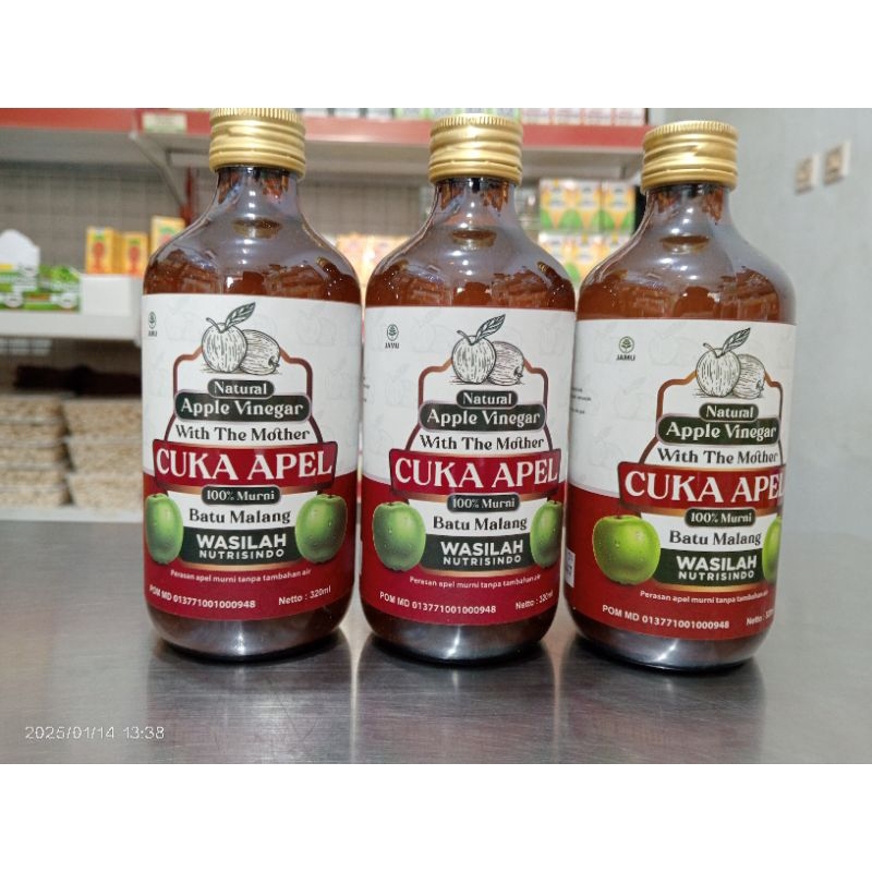 

Cuka Apel Batu Malang Wasilah 320ml