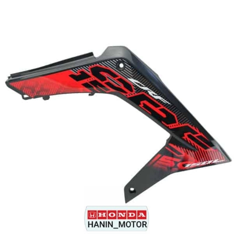 Cover Body Set Kanan Hitam Type 1 Honda CRF150L K84 ORIGINAL 17546K84610ZA