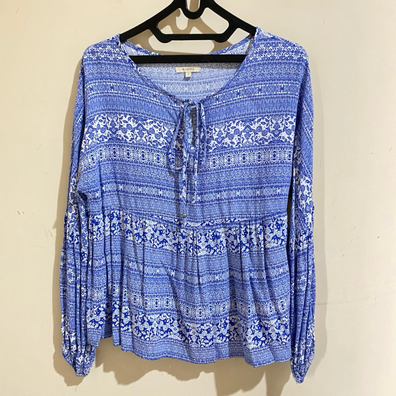 (PRELOVED) Blouse Wanita Et Cetera Pattern