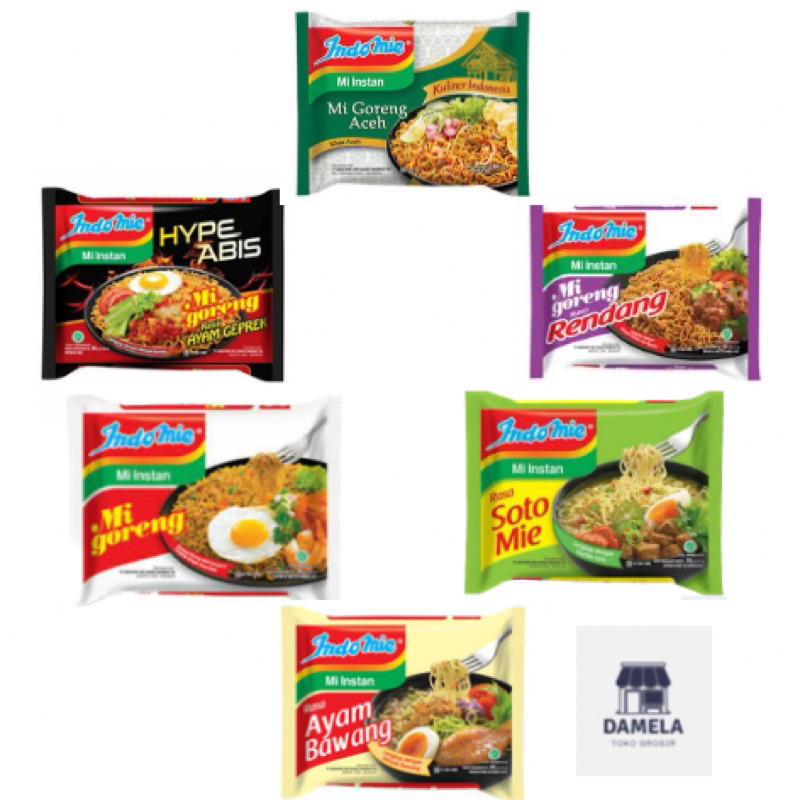

Indomie Mie instan Kuah Dan Goreng