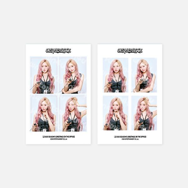 (AESPA 4Cut Photo Set) 2025 SM ARTIST SEASON'S GREETINGS OFFICIAL MD