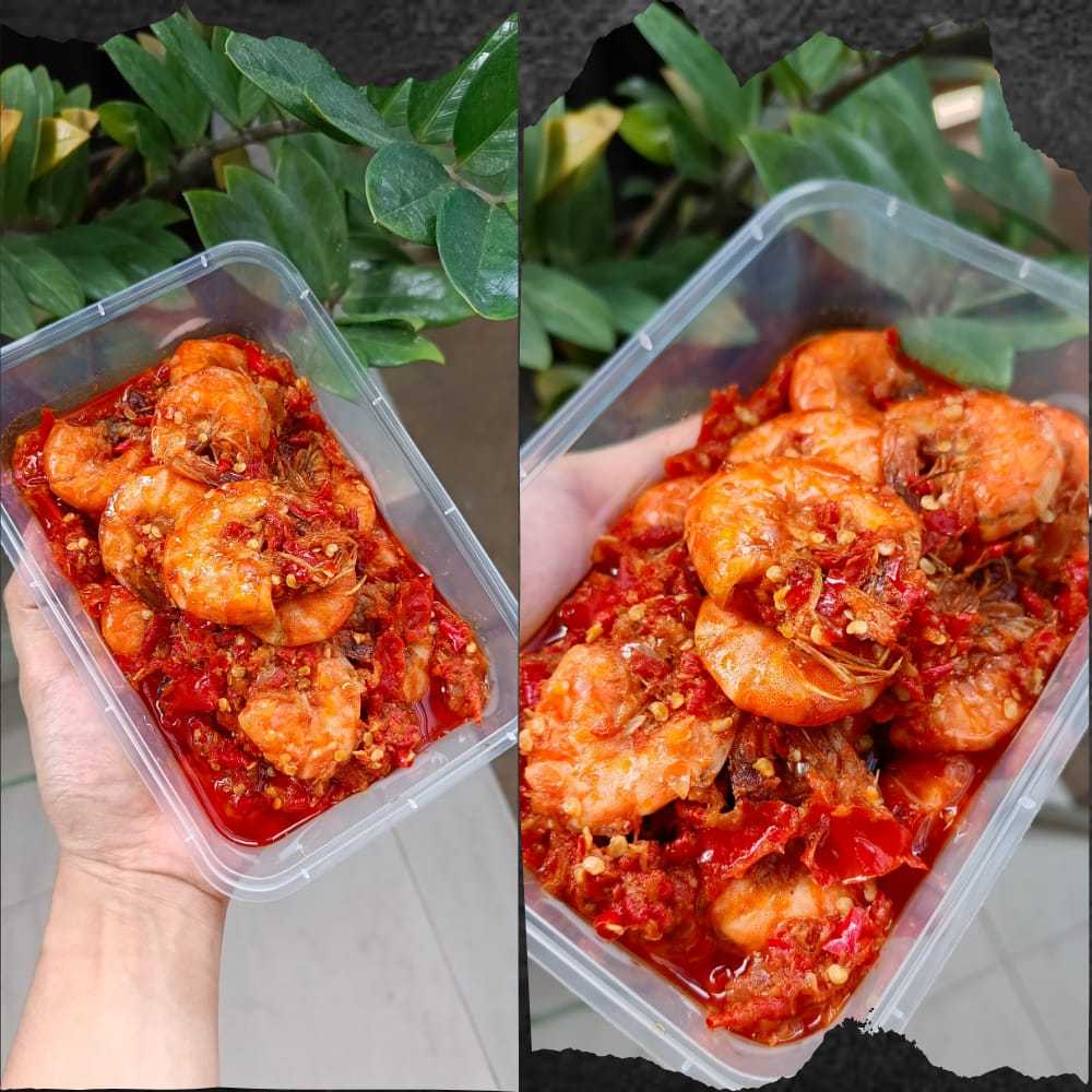 

Udang Balado 400gr - Pedas Mantap - Segar, Tanpa Pengawet, Kemasan Vakum