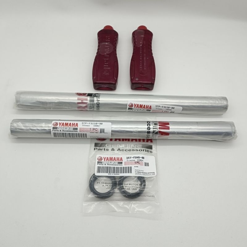 Paket As Shock + Seal + Oil Depan Yamaha - Jupiter Z / Jupiter Z Burhan / Jupiter Z1 / Vega R - KUAL