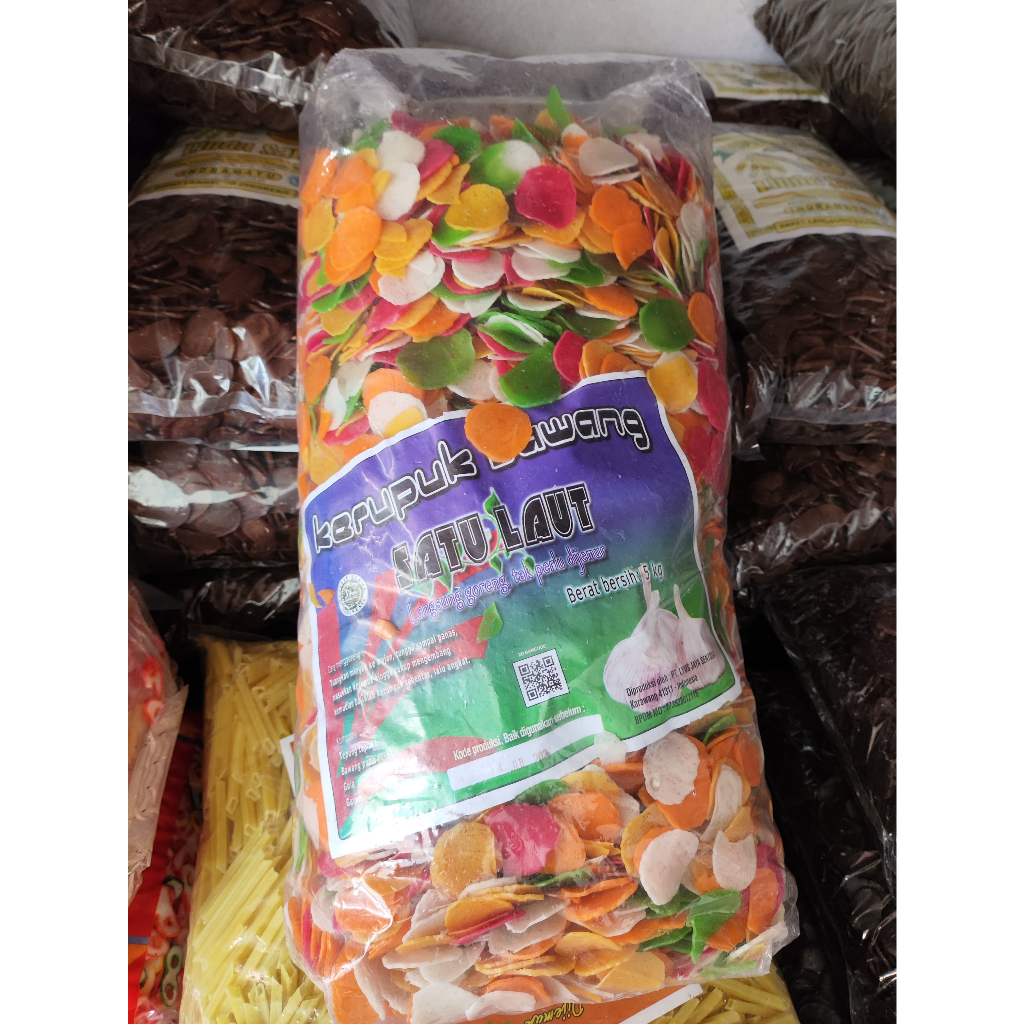 

KERUPUK BAWANG PELANGI - GROSIR KERUPUK MURAH - KERUPUK MENTAH - KERUPUK SEBLAK