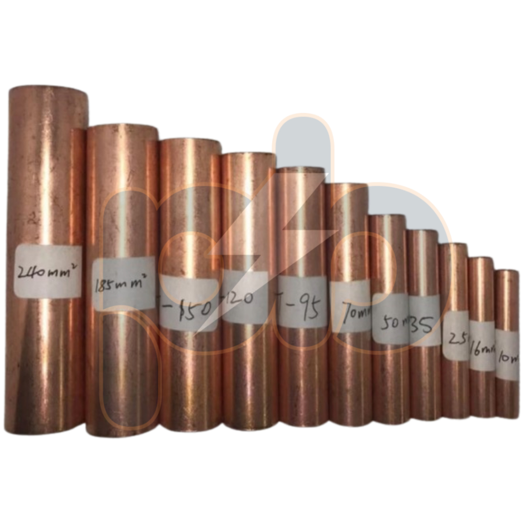 Connector Panjang Tembaga GT-35 / Sok Skun Tembaga / Verbending GT / Jointing Kabel 35mm