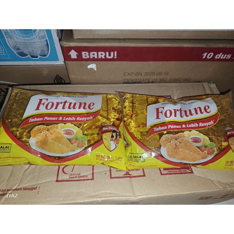 

MINYAK GORENG FORTUNE BANTAL 1LITER/JATENG