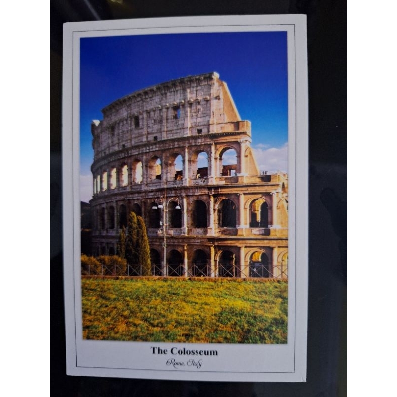 

kartu pos pemandangan Colloseum italia/Italy postcard