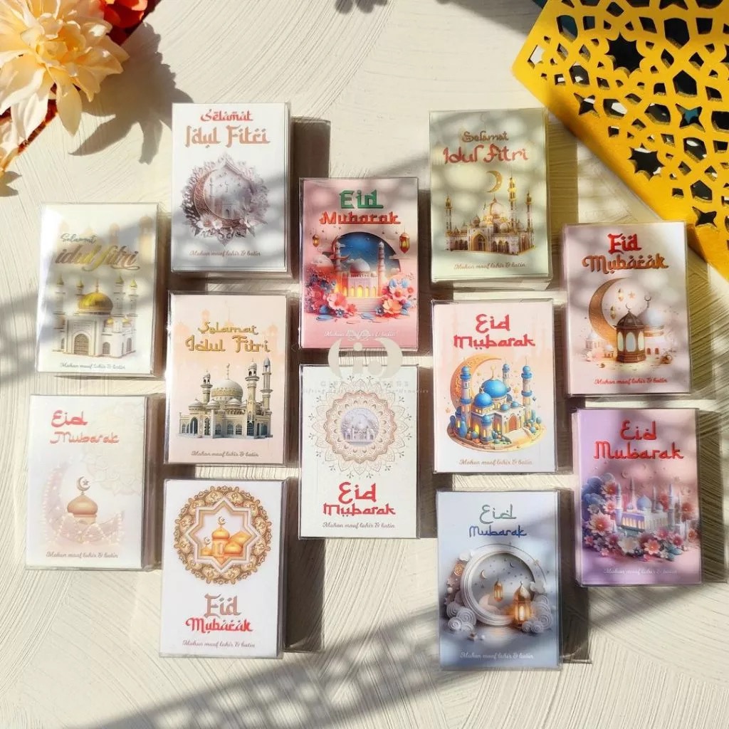 

[ ISI 50 ] Amplop Lebaran Panjang Hari Raya Idul Fitri Eid Mubarak Angpao Kotak Mika ISI 50 30