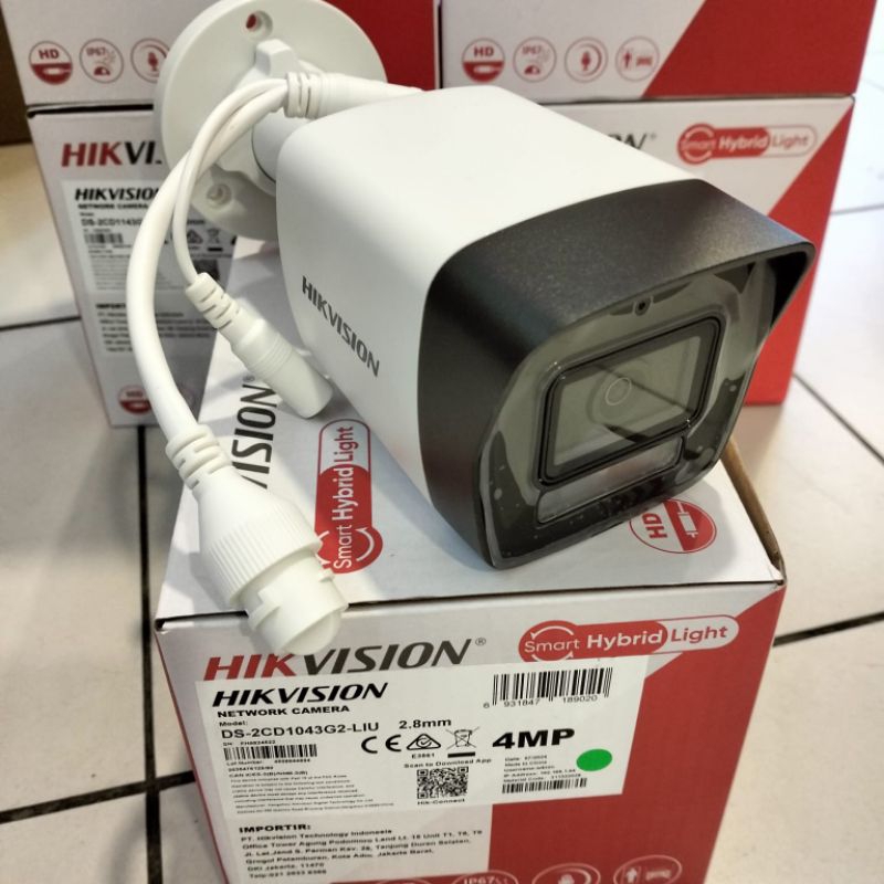 IP CAMERA HIKVISION OUTDOOR 4MP AUDIO GARANSI RESMI