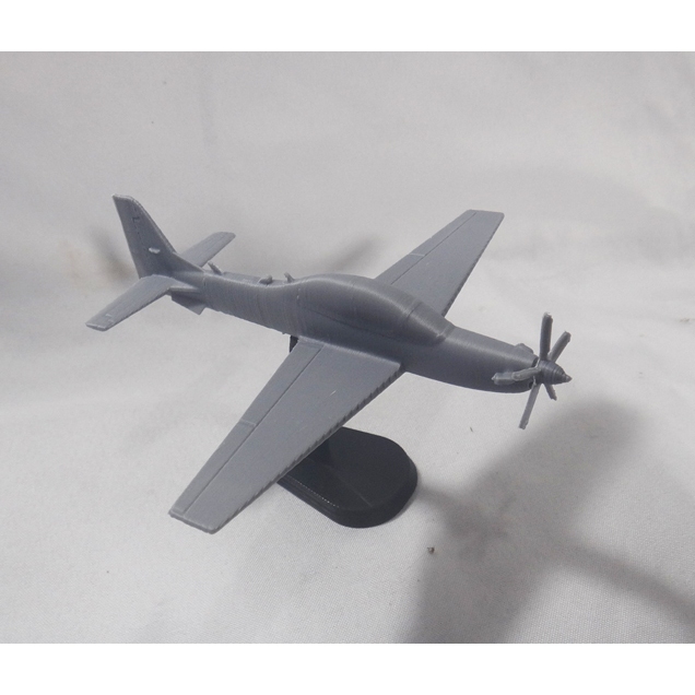 Miniatur Pesawat EMB-314 Super Tucano skala 144, 3D Pesawat Mainan Pajangan Embraer Super Tucano