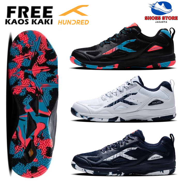 HUNDRED GALAXY Badminton Shoes - Sepatu Badminton Original Hundred