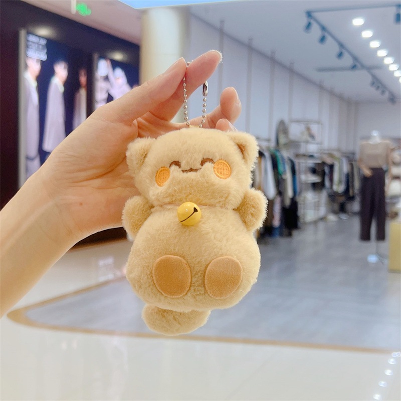 [HARGA GROSIR] Gantungan kunci Cute Boneka Kucing dengan Bell/ souvenir