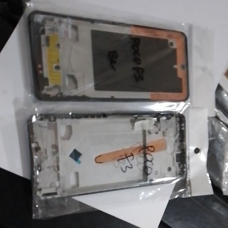 Middle frame Tulang tatakan lcd Poco F3