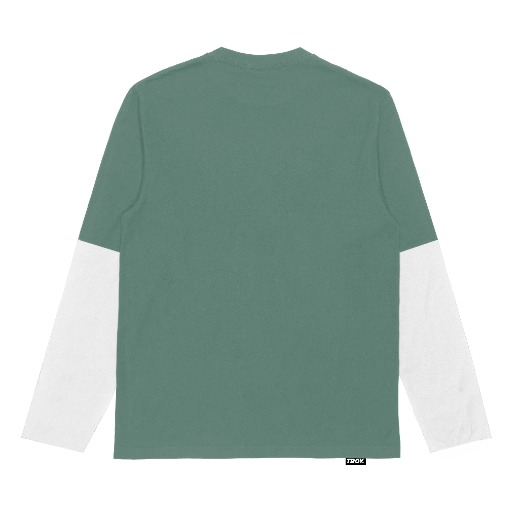 Troy Company Double Layer Long Sleeve Mineral Green Youth Culture DS 2982