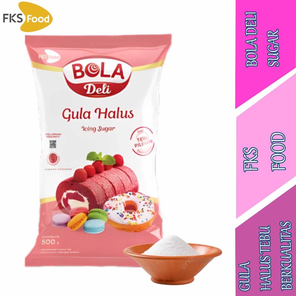

Gula Halus Bubuk - Bola Deli - Gula Halus Tebu Berkualitas - 500gr