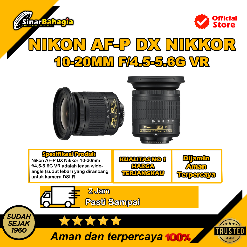Nikon AF-P DX Nikkor 10-20mm f/4.5-5.6G VR