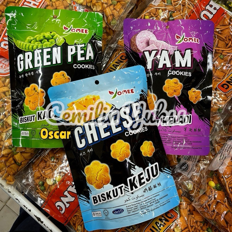 

RB Yomee Yam Cookies Peanut Cookies Chocolate Cookies Kukis Rasa Cokelat Kacang Keladi