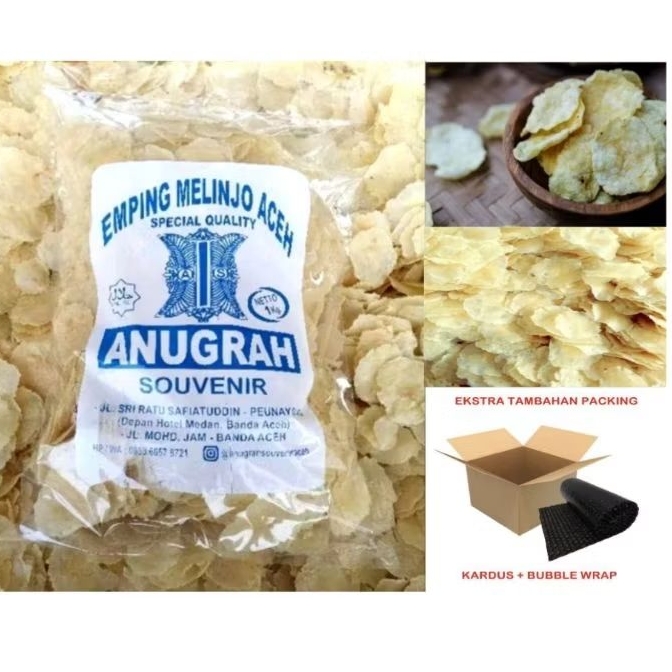 

EMPING MELINJO SUPER TIPS ASLI KHAS ACEH + Peking box dan buble wrap