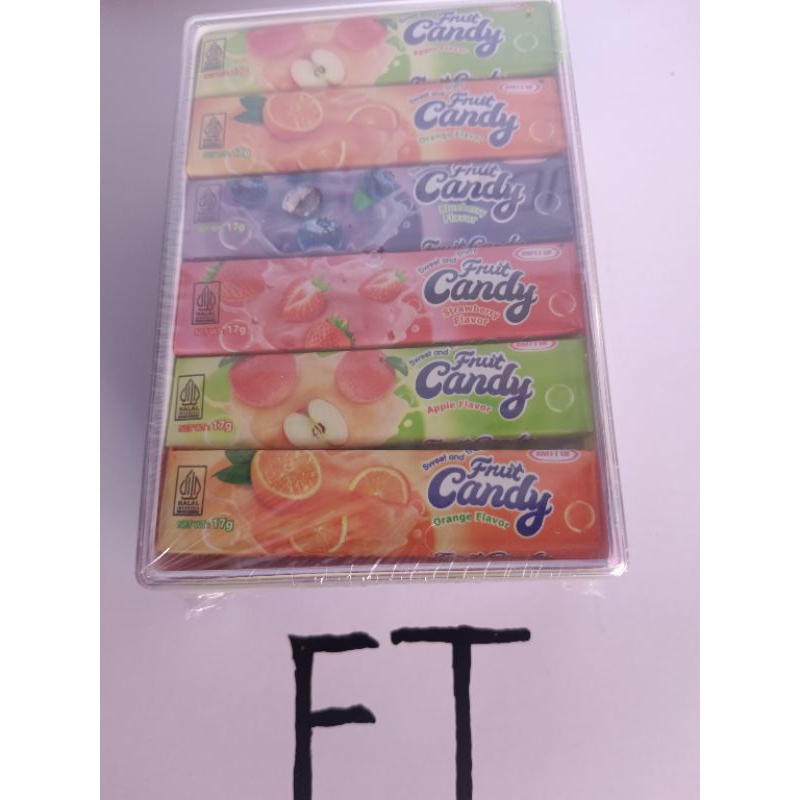 

permen lunak fruit candy sweet me 30 pcs/toples