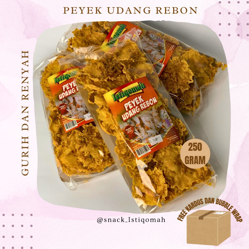 

Peyek Udang Rebon Istiqomah 250 gram