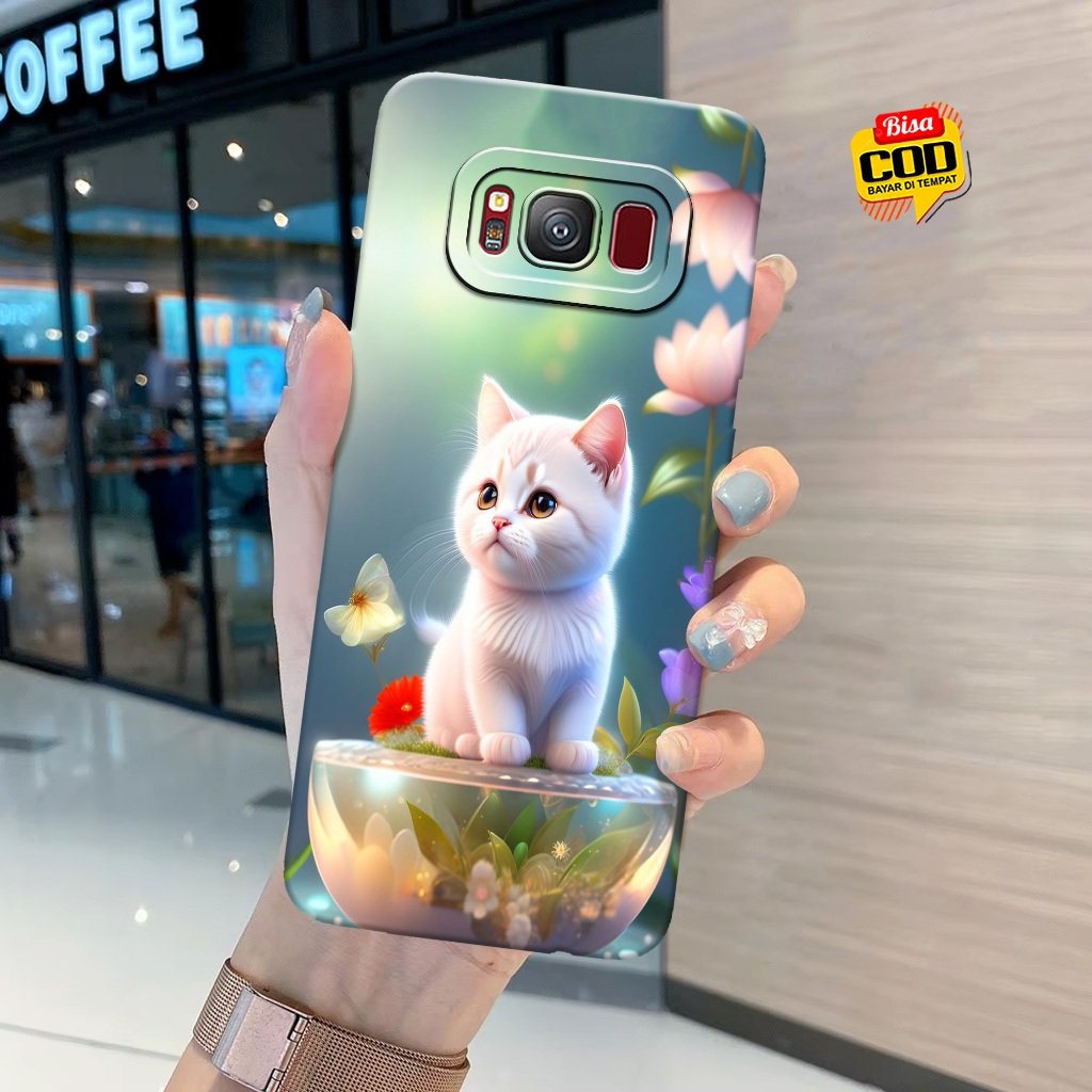Case Samsung Galaxy S8 Terbaru - Casing Samsung Galaxy S8 - ALLZORA [ CATS ] - Kesing Hp Samsung Gal