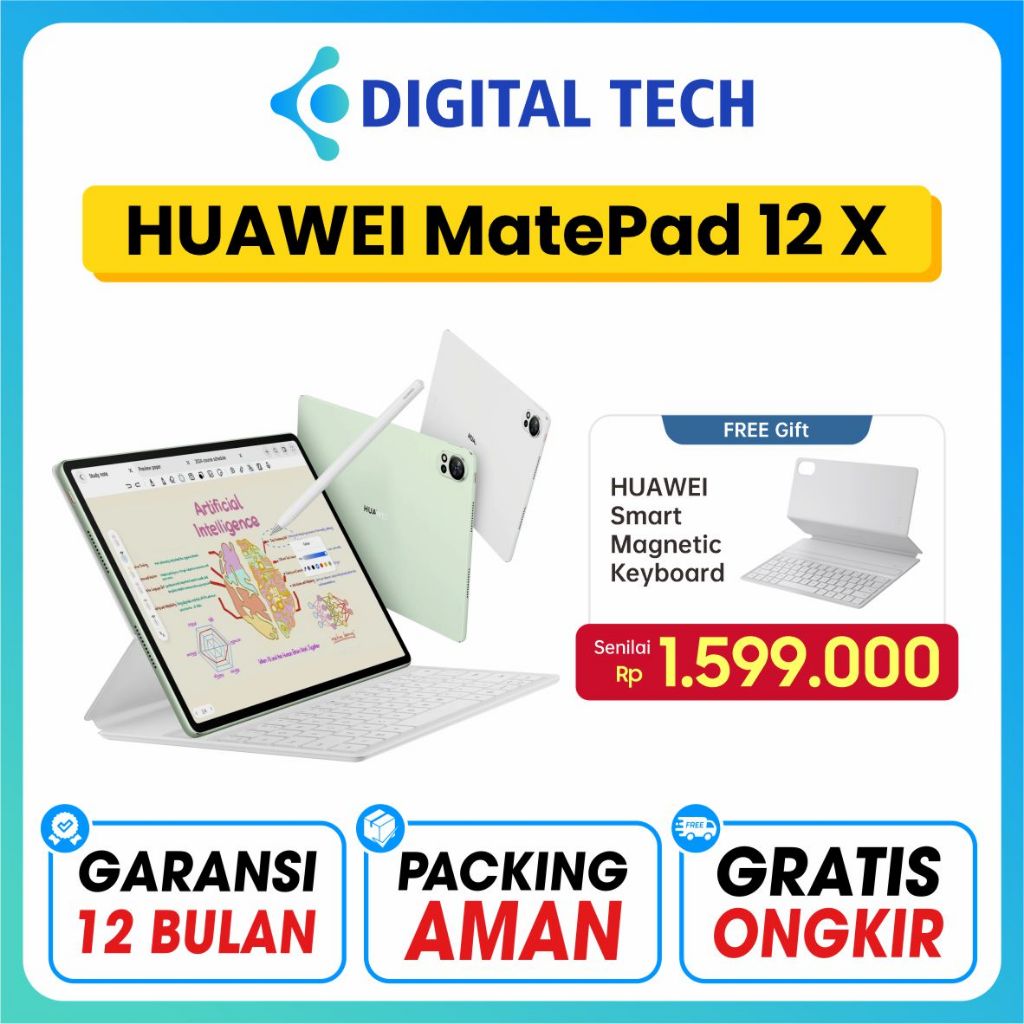 HUAWEI MatePad 12 X Tablet | PC-level WPS Office | PaperMatte Display | GoPaint | 66 W SuperCharge