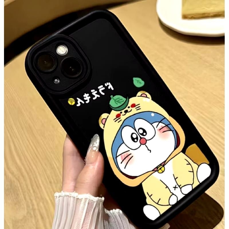 CASE MOTIF DORAEMON CASING HP SILIKON TEBAL IPHONE IPHONE11 XR REALME REALME5 5I 5S C3 C3i 6i NARZO1