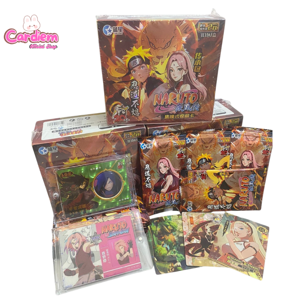 Kartu Anime Naruto Collectible Card Game Kartu Koleksi Naruto Kartu Anime Sasuke Naruto Hinata