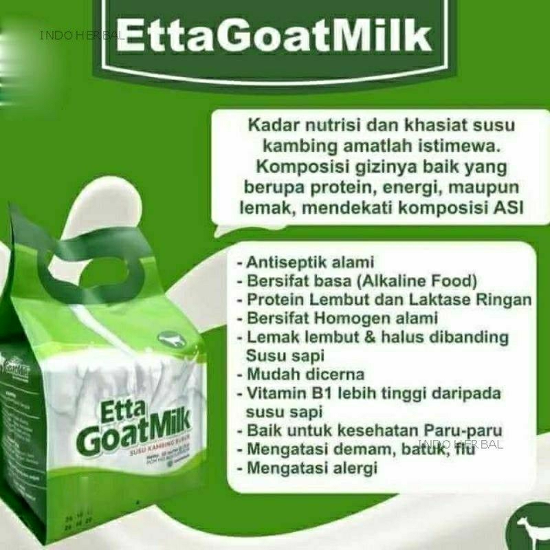 

ORI SUSU KAMBING ETTA GOAT MILK HNI HPAI