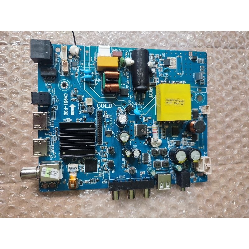 MB MAINBORD POLYTRON PLD24CV1869S SMART TV Tunner Pendek