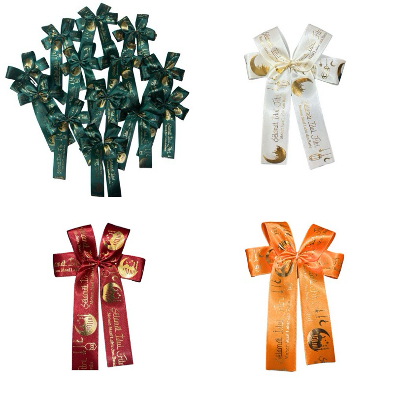 

5 PCS - Pita Jadian Idul Fitri | Pita Kreasi Sendiri | Pita Hampers Eid Mubarak