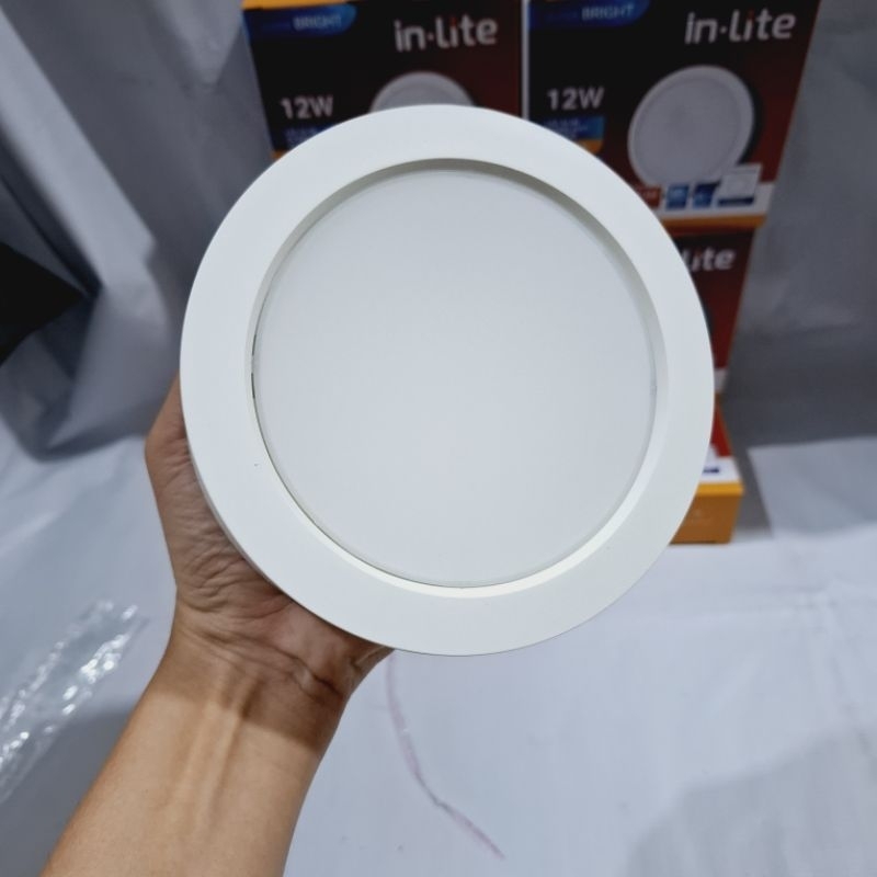 Downlight outbow In-Lite Lampu LED 12W putih
