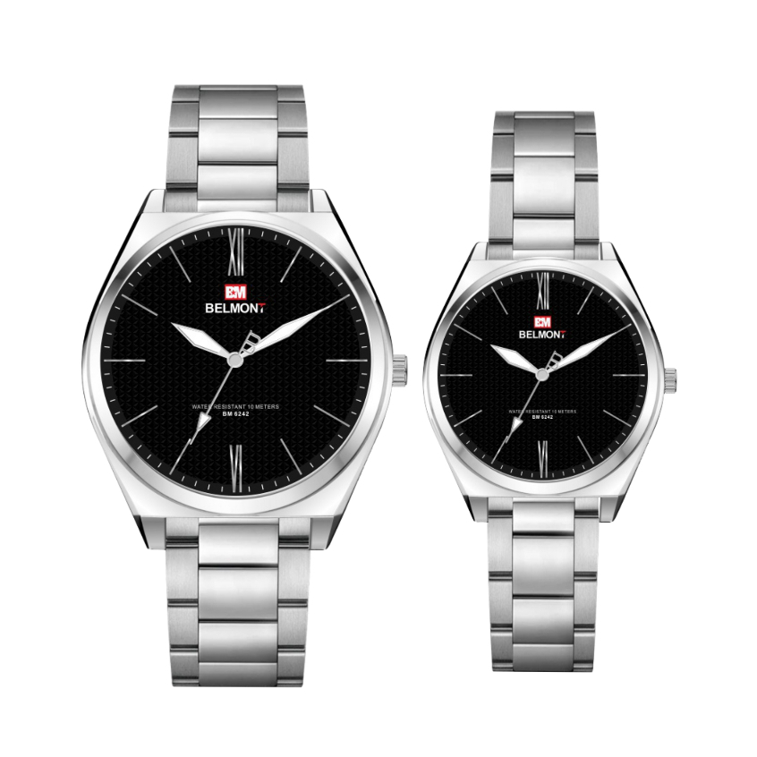 [BELMONT] Jam Tangan COUPLE Rantai Belmont BM 6243 Analog