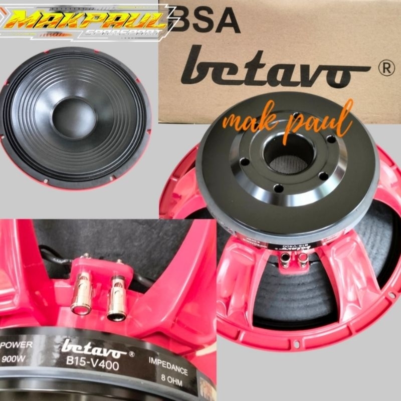 Speaker 15 inch BETAVO B15 V400 voice coil 4 inch 900-1800 WATT